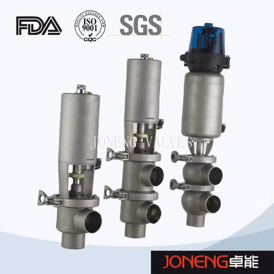 Stainless Steel Sanitary Sanitaire Food Grade Milk Pneumatic Vacuum Butterfly, Diaphragm, Safety Relief Valve, Ball Control Valve (JN-BV1001)