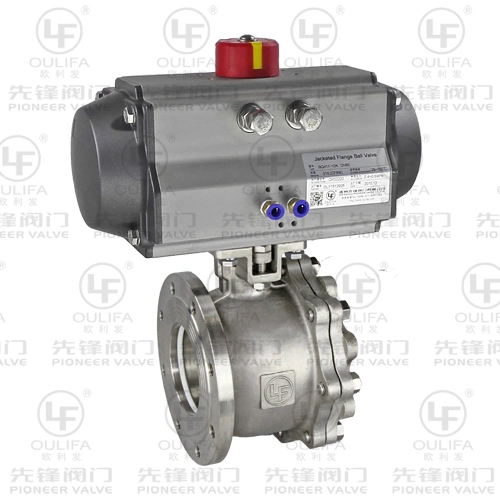 2PC China Flanged Ball Valve Full Bore with Mounting Pad (PQ41F-150Lb)