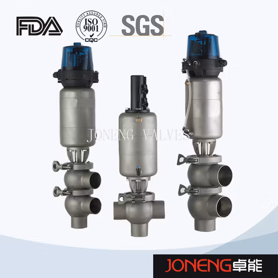 Stainless Steel Sanitary Sanitaire Food Grade Milk Pneumatic Vacuum Butterfly, Diaphragm, Safety Relief Valve, Ball Control Valve (JN-BV1001)