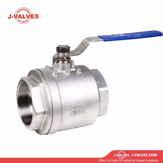 Válvula de bola flotante de 2 piezas de acero inoxidable con bridas Xtv SS304