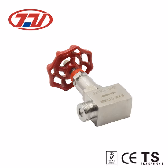 Rosca de alta temperatura Acero inoxidable SS304 SS316 Válvula de aguja hembra forjada