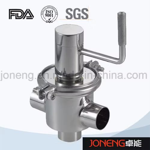 Acero inoxidable Sanitaire Sanitaire Leche de grado alimenticio Mariposa neumática de vacío, diafragma, válvula de alivio de seguridad, válvula de control de bola (JN-BV1001)